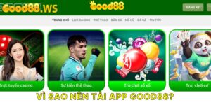 Lý do vì sao anh em nên tải app Good88?